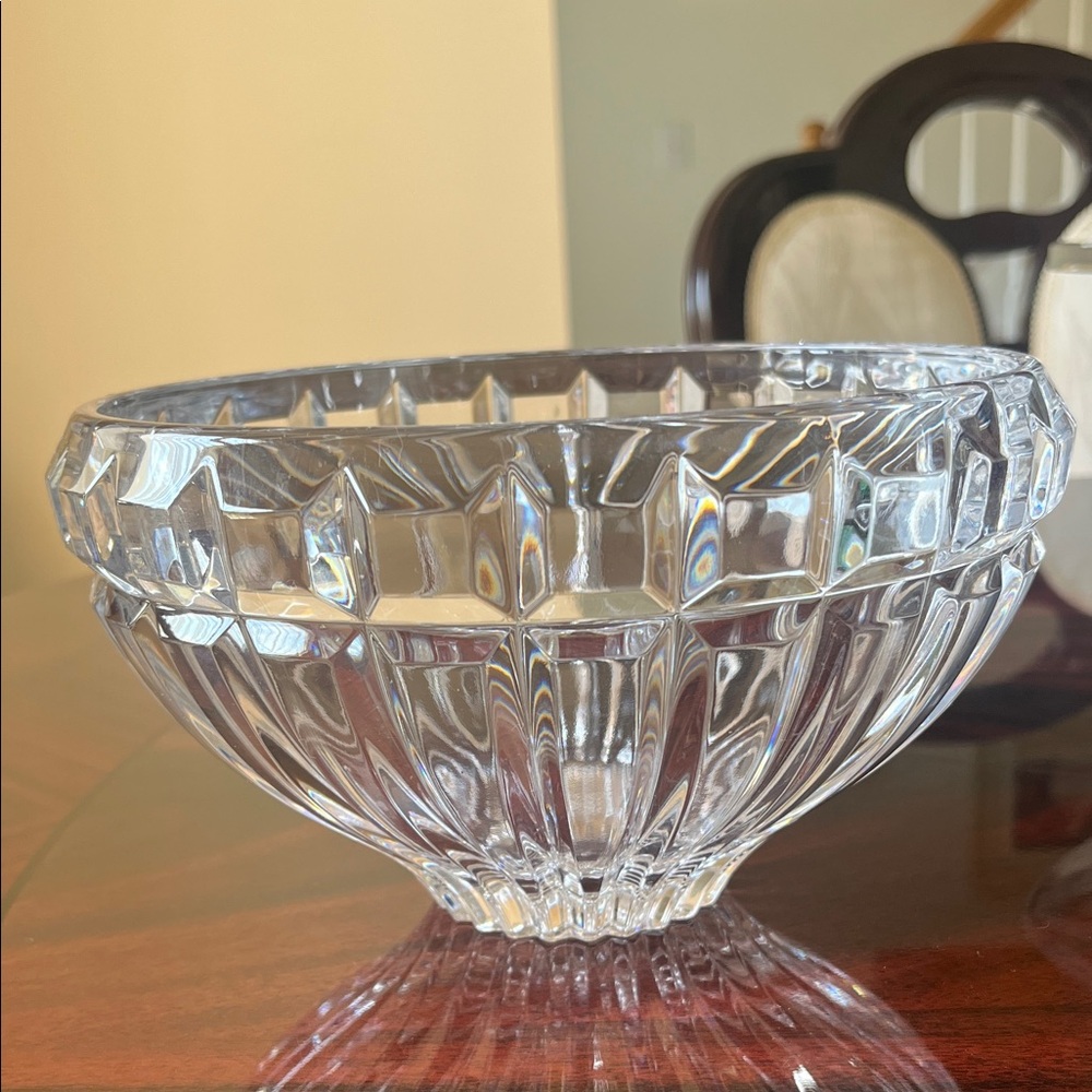 Elegant Crystal Cut Glass Bowl